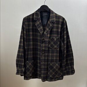 Pendleton Brown and Black Lightweight Unlined Sport Jacket